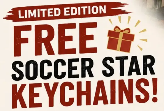 FREE Soccer Star Keychain